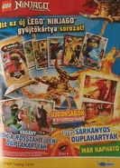 Advertisement for Series 4 of the LEGO Ninjago Trading Card Game.[1]