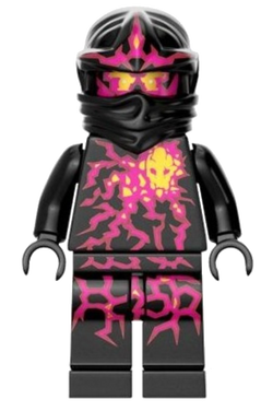 LEGO Ninjago Legacy Minifigure - ninja Cole, black robe & mask