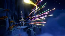 Jay's powers returning to him.