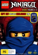 "Season 2 Volumes 3 + 4" DVD containing Season 2: Legacy of the Green Ninja plus a Jay tag