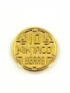 Legoland Coin "10 Ninjago Years" side