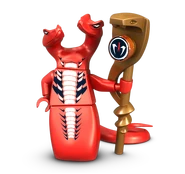 Fangtom holding the Fangpyre staff