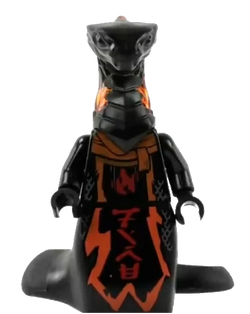 New Ninjago LEGO Char Black Snake Pyro Vipers Minifigure 70675 70677 G