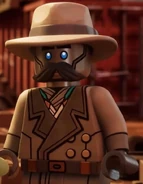 Mustache Zane (fedora and trenchcoat, Merge suit)