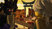 Garmadon patching things up with Lloyd