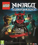 Фракджо на фоне тизер-постера LEGO Ninjago: Shadow of Ronin