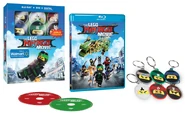 Walmart exclusive Blu-Ray bundle including six bonus ninja-themed keychains