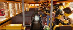 Lego ninjago top school bus