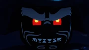 The newly-reborn Garmadon, supposedly soulless and devoid of all of the light in his heart.