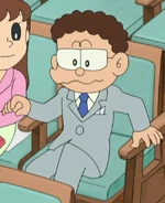 Hattori as Mr. Koike disguise in the 2012 anime (S1EP1)