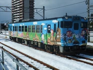 Ninja Hattori-kun train in Japan