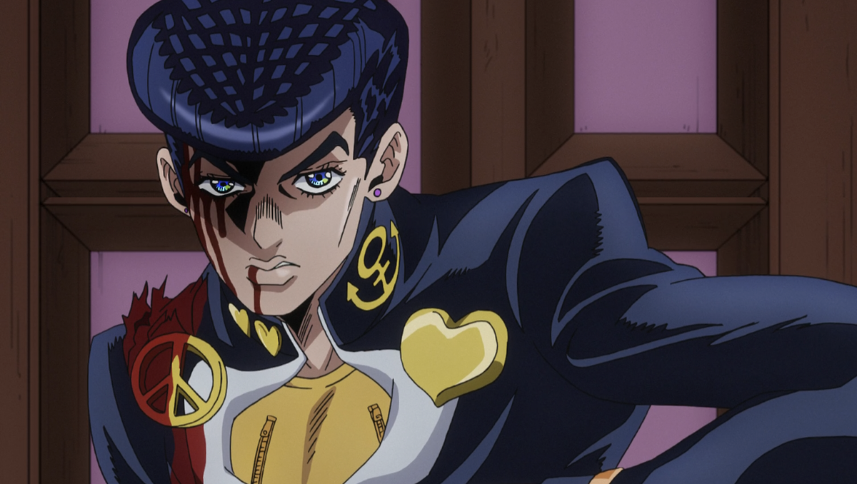 Fairly Frequent FG Facts ⚡️ on X: Josuke Higashikata 4's render pose in  JoJo's Bizarre Adventure: Eyes of Heaven comes from that panel where he  punches Okuyasu's spaghetti.  / X