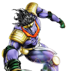 Image of star platinum in jojo's bizarre adventure