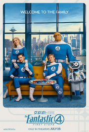 The Fantastic Four First Steps Family Tall Poster