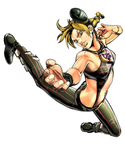 JJBA City Hall」 — New Jolyne artwork for Bandai Candy - transparent