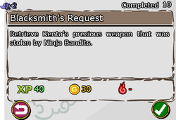 Blacksmith's Request