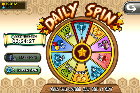 Daily free spin