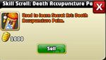 Skill Scroll: Death Accupuncture Palm