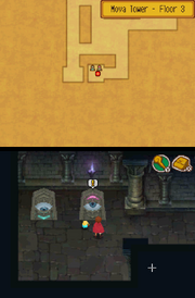 Screenshot from a floor of the Moya Tower