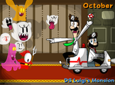 Nintendask Mario Kart 2017 Calander Project - Askthedrbros - October - DS Luigi's Mansion