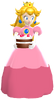 Peach baked a cake