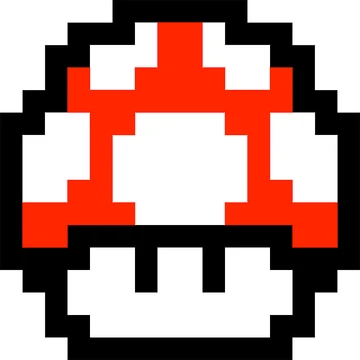 Voici l'objet le plus connu de Nintendo: le champignon rouge de Mario.