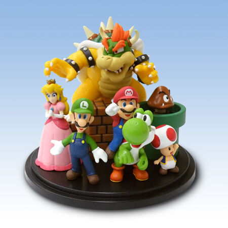 Super Mario Characters Figurine, Nintendo