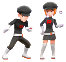 Lets Go Team Rocket Grunt