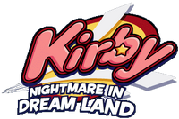 Kirby Nightmare in Dream Land logo