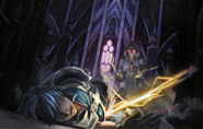 Artwork of Grima killing Chrom in the Avatar's body.