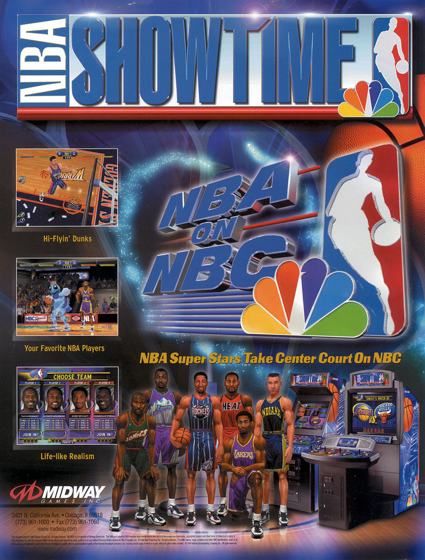 Screenshot of NBA Showtime: NBA on NBC (Nintendo 64, 1999) - MobyGames