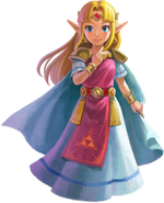 Zelda's artwork as of A Link Between Worlds.
