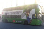 London bus to promote Super Mario Bros. Wonder