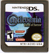 Castlevania Dawn of Sorrow- Cardrige