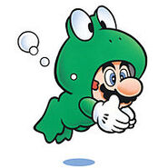 Mario in the Frog Suit.