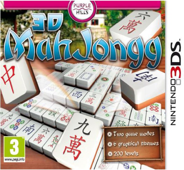 3D MahJongg, Jogos para a Nintendo 3DS, Jogos