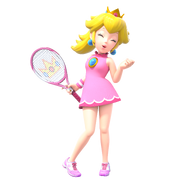Mario Tennis Aces - Character Artwork - Peach 01