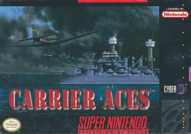 Carrier Aces (guerra Avião) Super Nintendo Paralela Usada