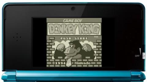 ドンキーコング プレイ映像 GB 3DS