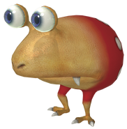 A Red Bulborb as seen in Pikmin 3