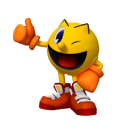 Pac man party 3D render