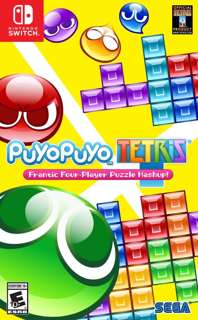 Kit Jogos Switch Puyo Puyo Tetris e New Super Mario Bros U Deluxe