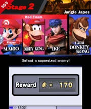 , , and  about to fight against giant 