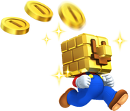 Gold Brick Block Mario