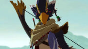 Revali with his bow