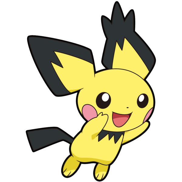 Pokemon Stickers Cute Baby Pichu 