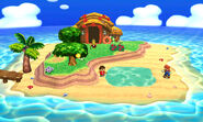 One of the layouts in Super Smash Bros. for Nintendo 3DS.