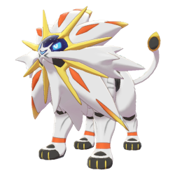 Pokemon 12 inches Cartoon Legendary Solgaleo,White 