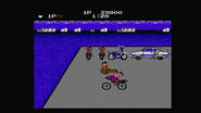 A motorcycle fight in stage 2.