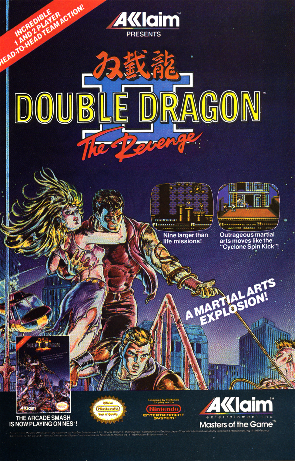 Double Dragon II The Revenge - Videogame by Technos